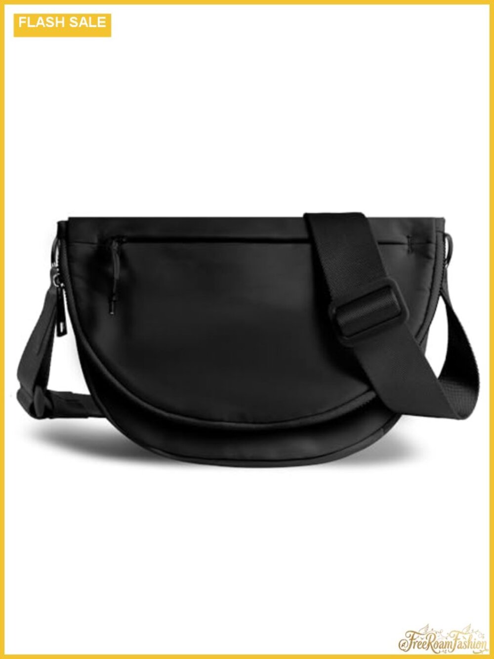 Medium Nylon Crescent Bag Crossbody Shoulder Bag Waterproof Lightweight